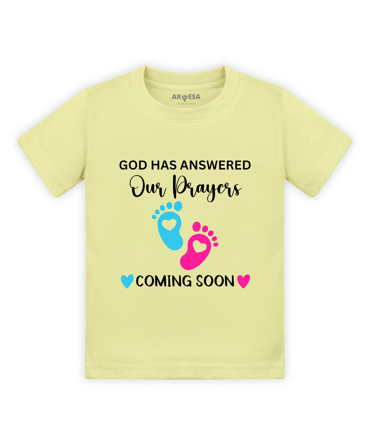 God Has Answered Our Prayer Coming Soon Pregnancy - T-shirt