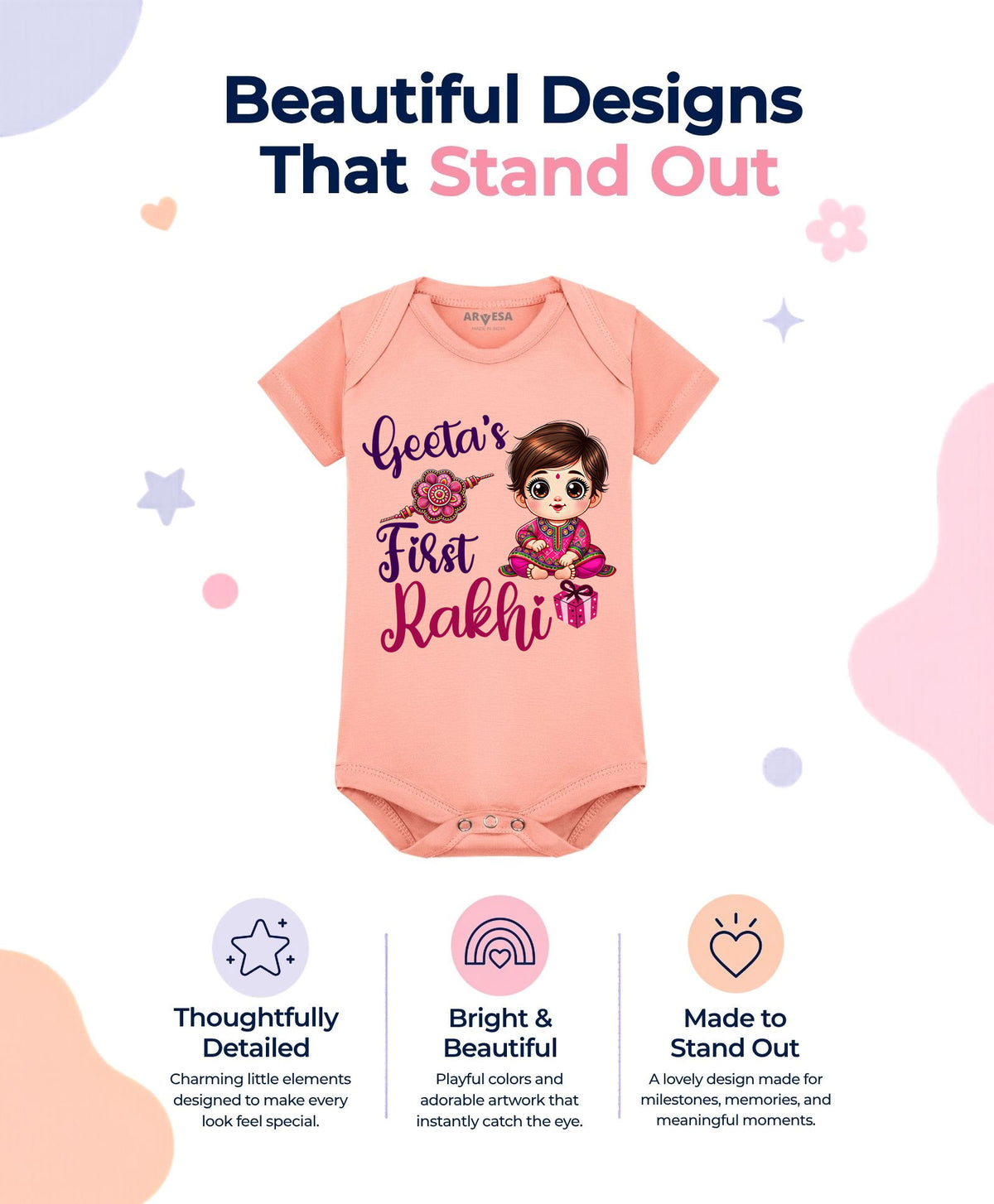 Yes | My First Rakhi - Romper