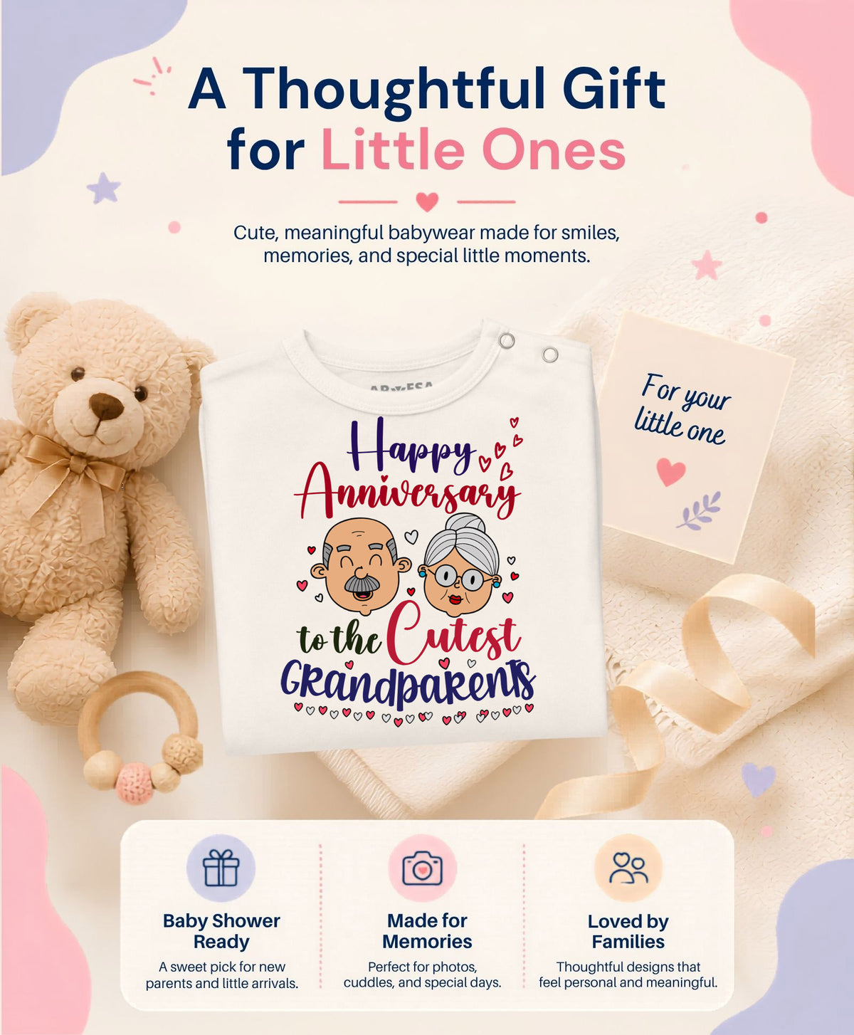 No | Happy Anniversay GrandParents Family Anniversary - Jumpsuit