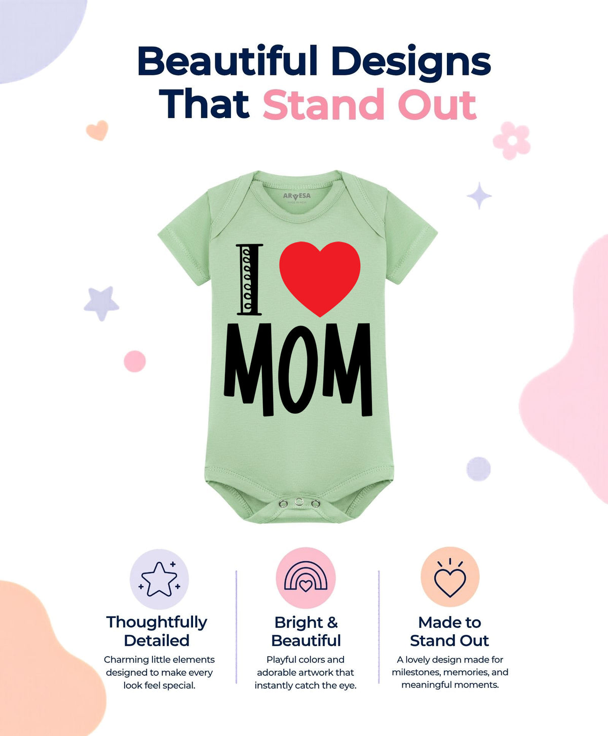 No | I Love Mom - Romper