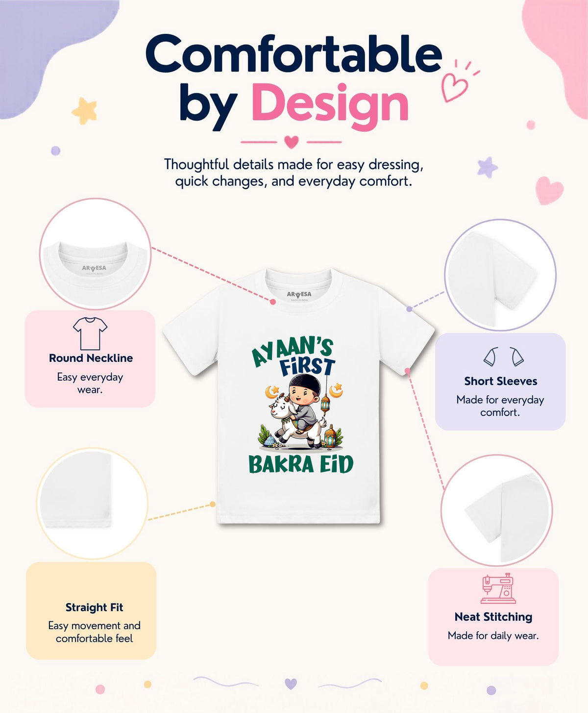 Yes | My First Eid - T-shirt