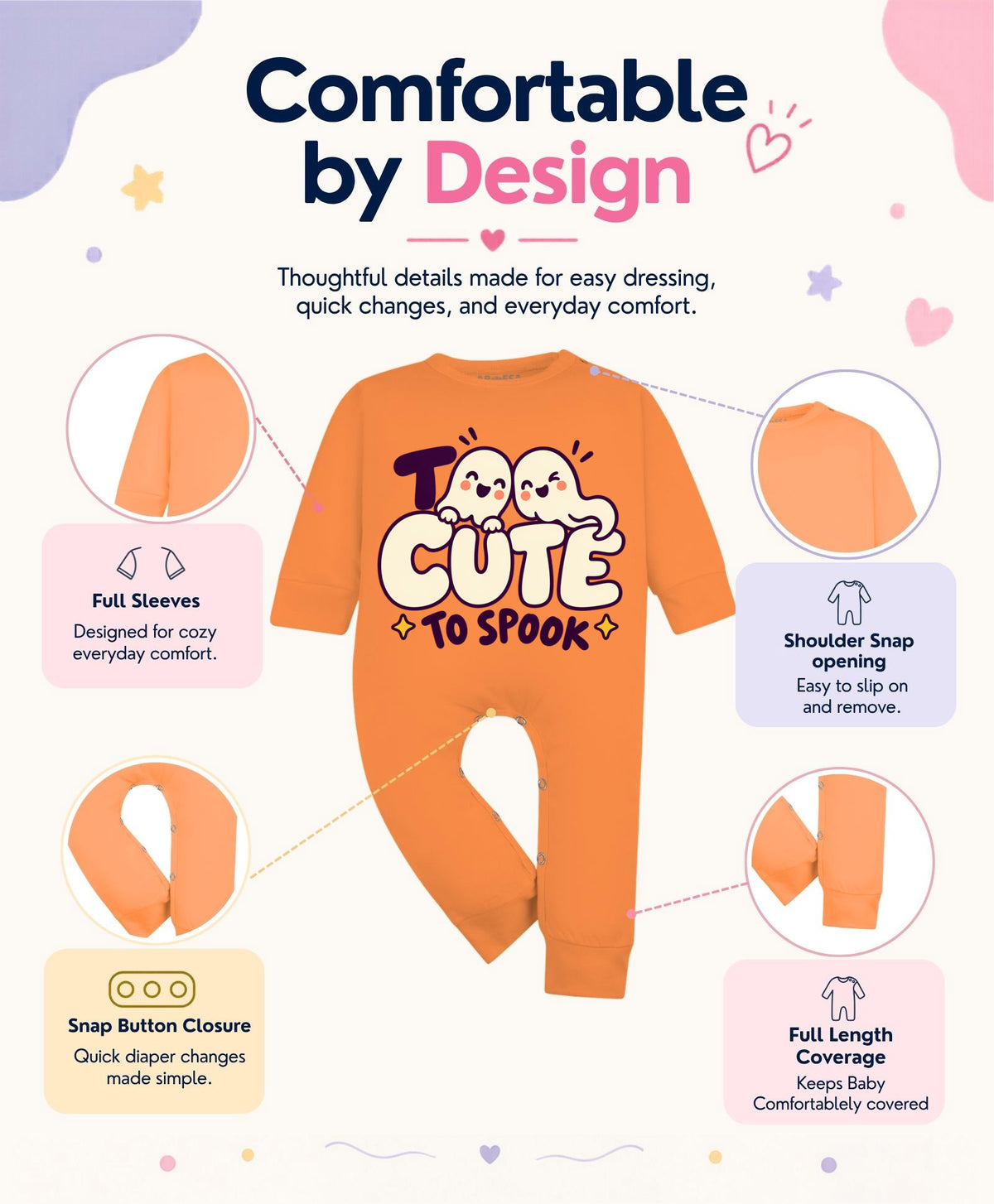 Too cute to spook Halloween - Jumpsuit