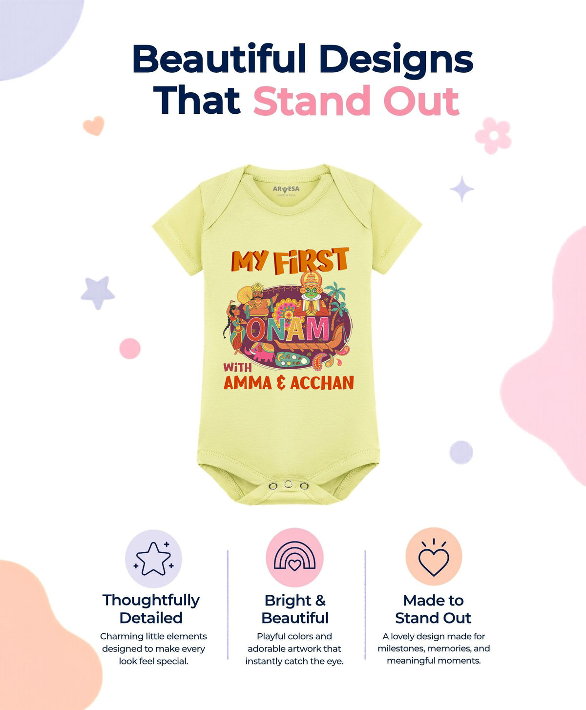 No | My First Onam - Romper
