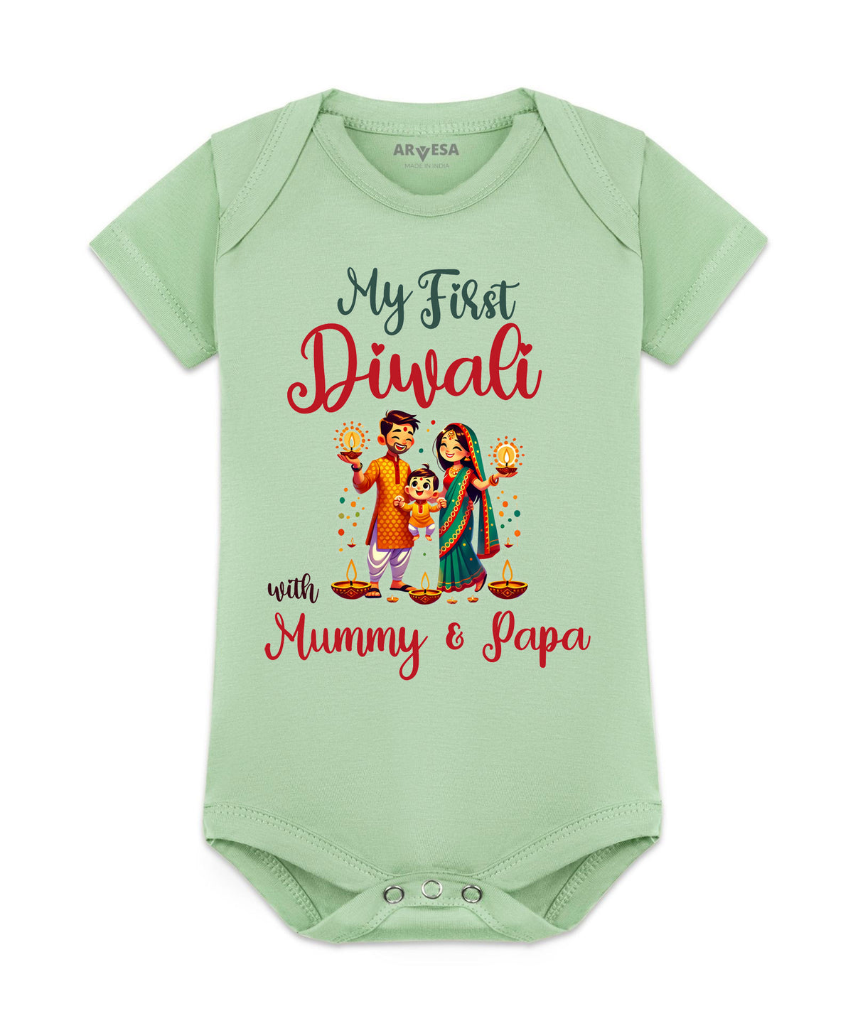 No | My First Diwali - Romper