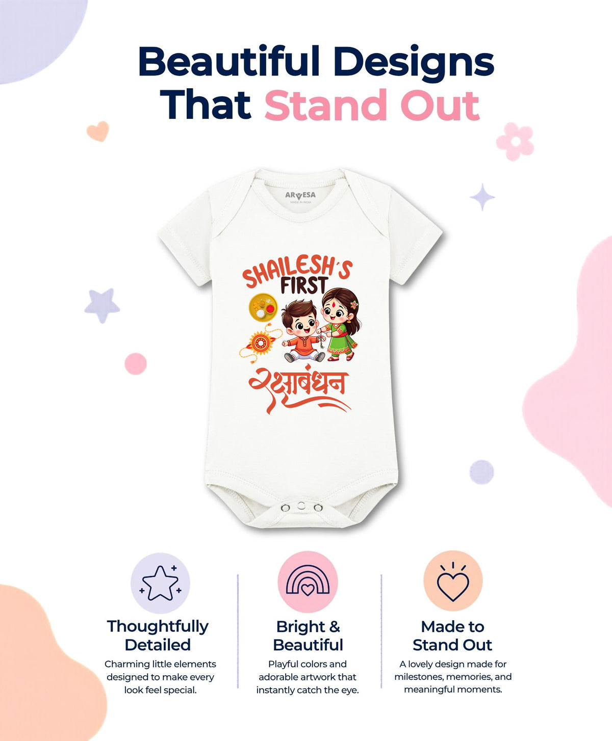Yes | My First Rakhi - Romper