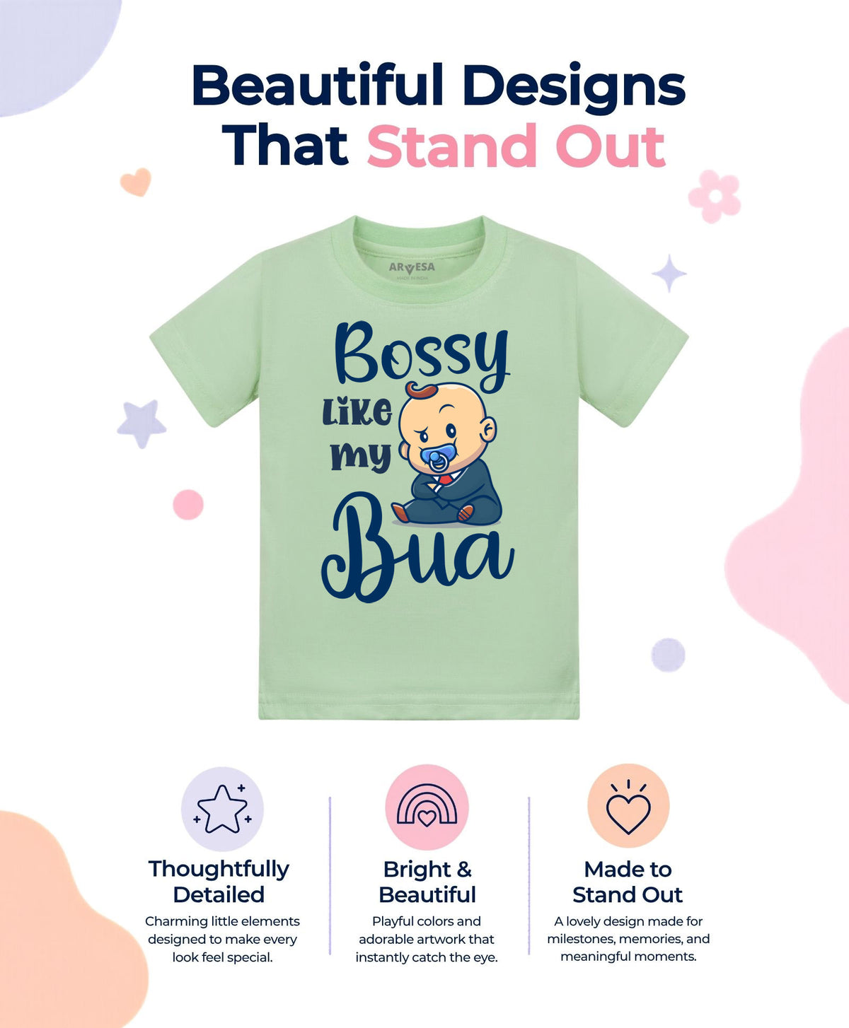 No | Bossy Like My Bua - T-shirt