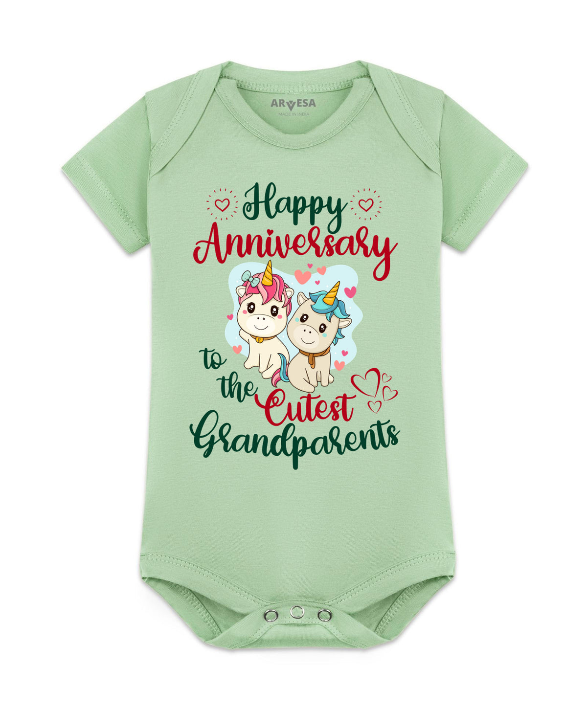 No | Happy Anniversay GrandParents Family Anniversary - Romper