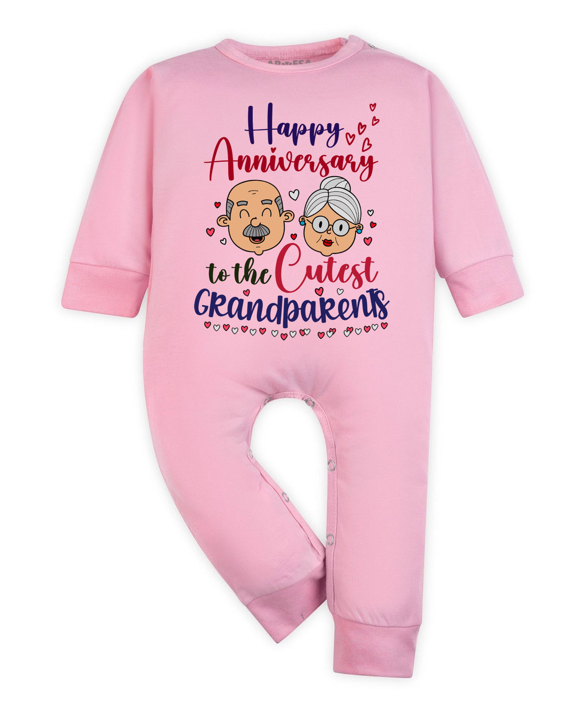 No | Happy Anniversay GrandParents Family Anniversary - Jumpsuit