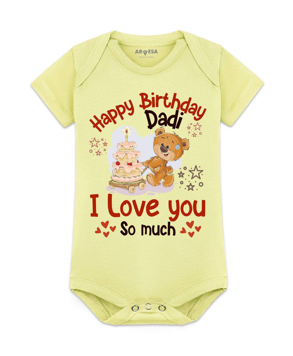 No | Happy Birthday Dadi Family Birthday - Romper