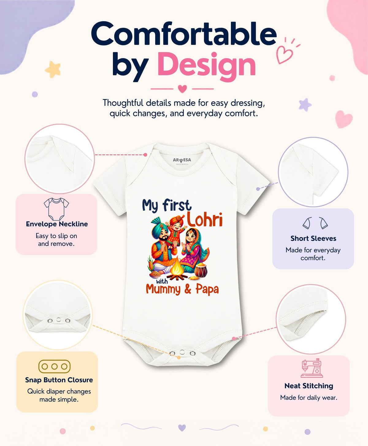 No | My First Lohri - Romper