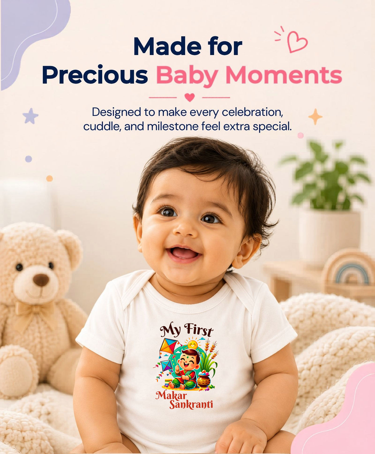No | My First Makar sankranti - Romper