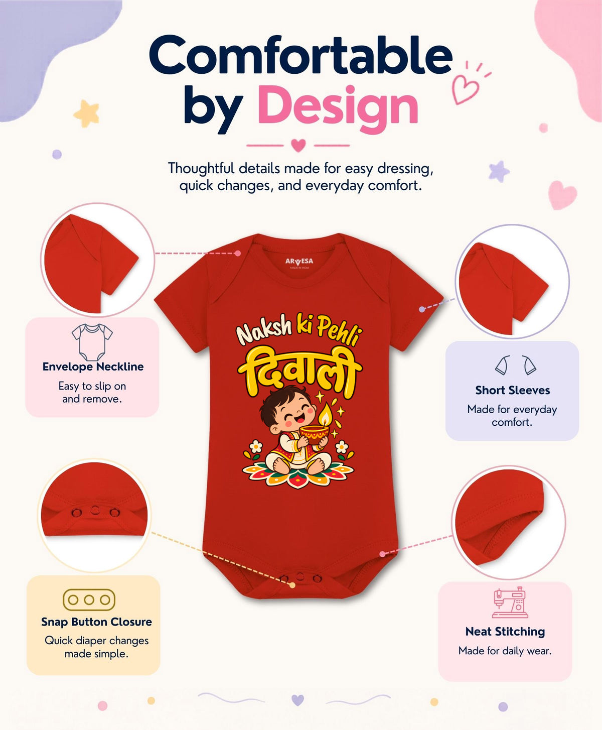 Yes | Meri Pehli Diwali - Romper