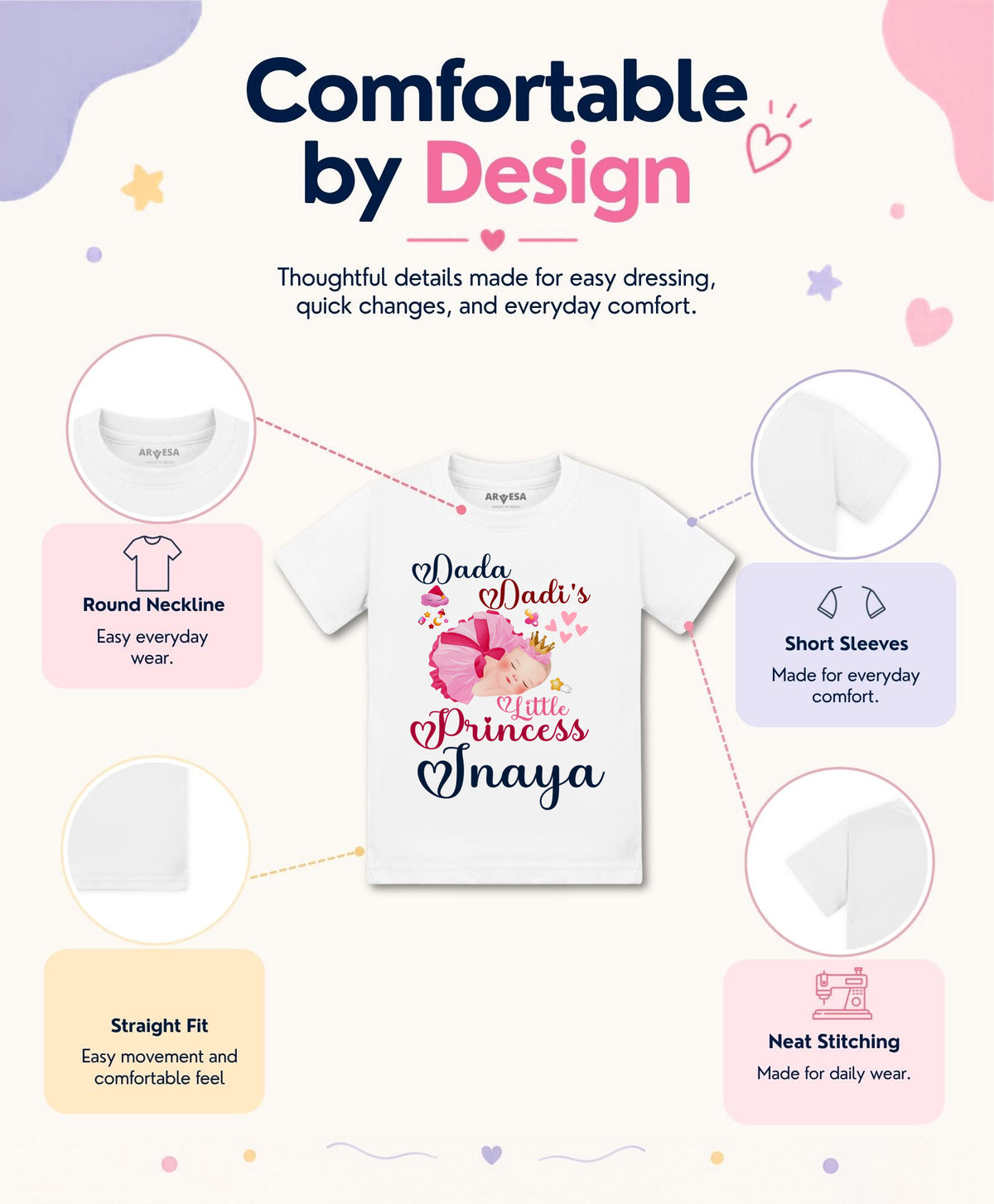 Yes | Dada Dadi Little Princess - T-shirt