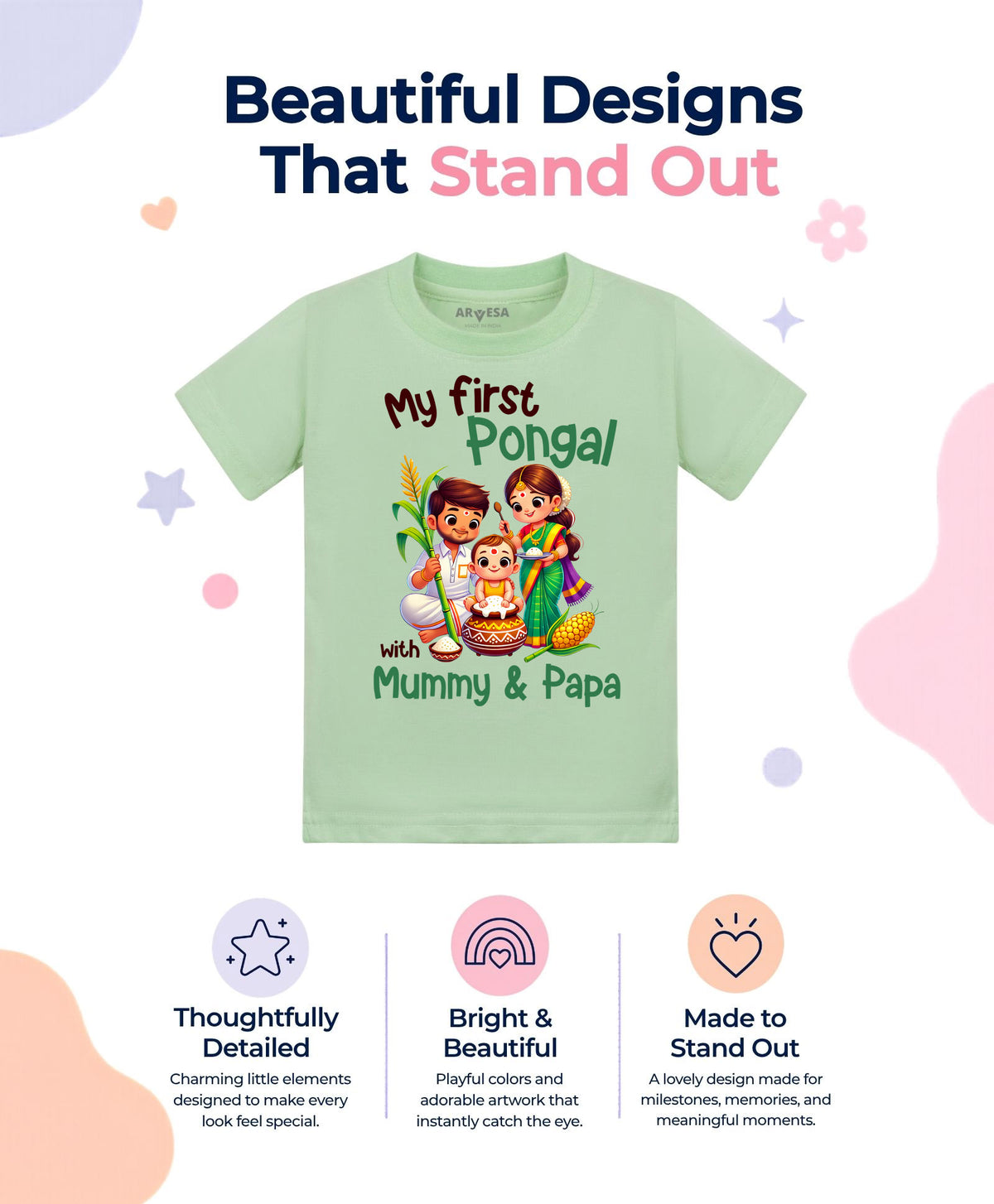 No | My First Pongal - T-shirt