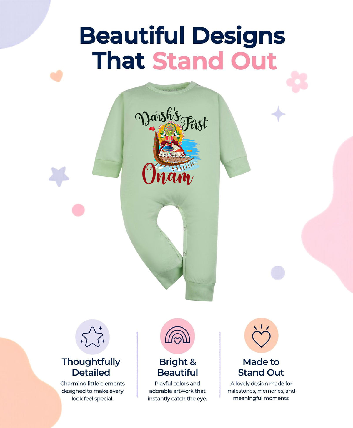 Yes | My First Onam - Jumpsuit
