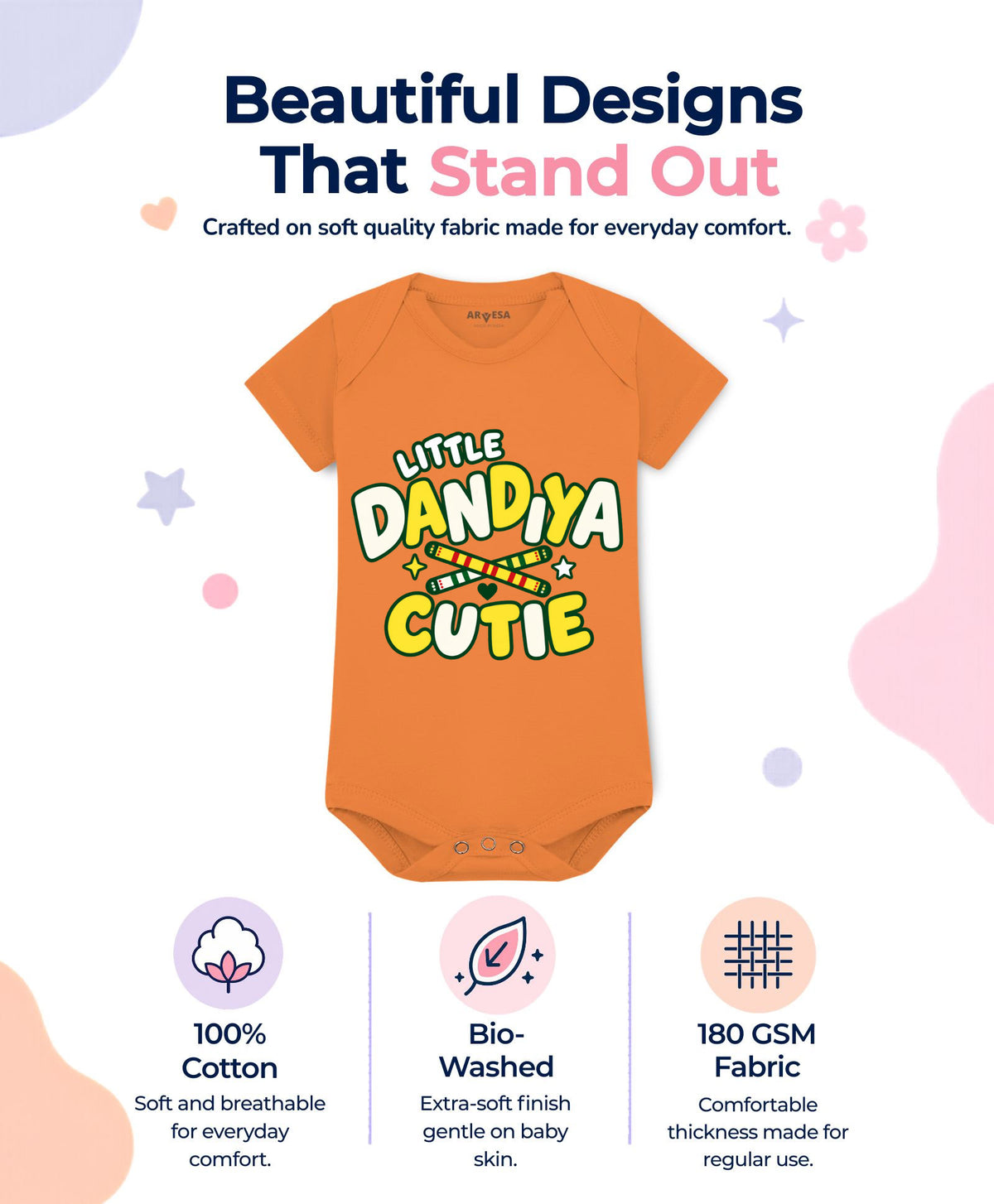 Little Dandiya Cutie Navratri - Romper