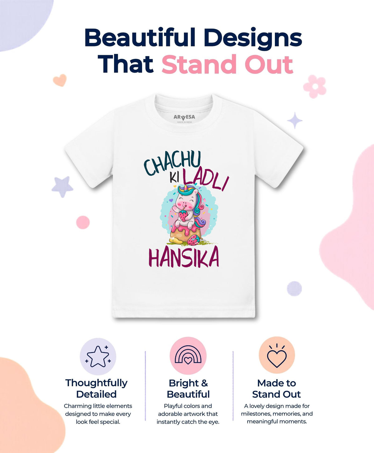 Yes | Chachu Ki Ladli - T-shirt