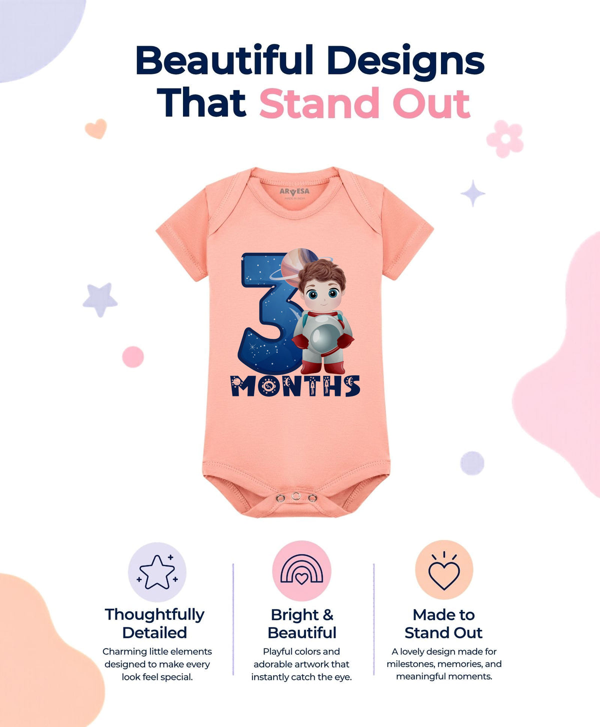 No | 3 Month - Romper