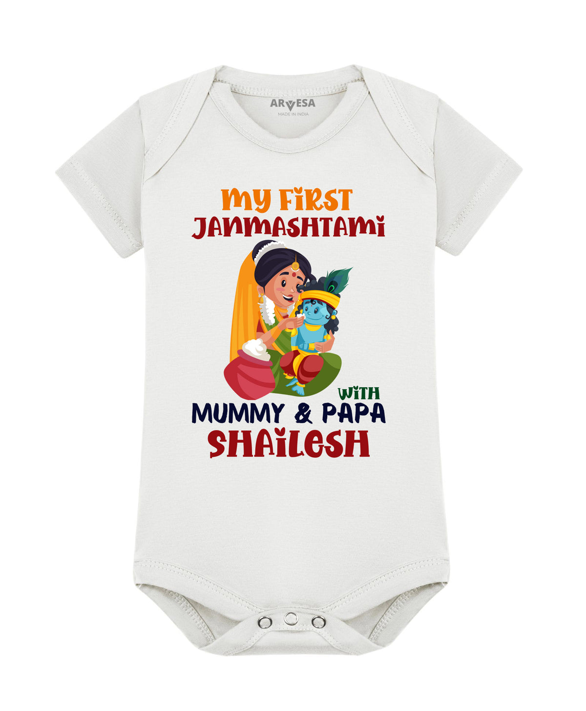 Yes | My First Janmashtami - Romper