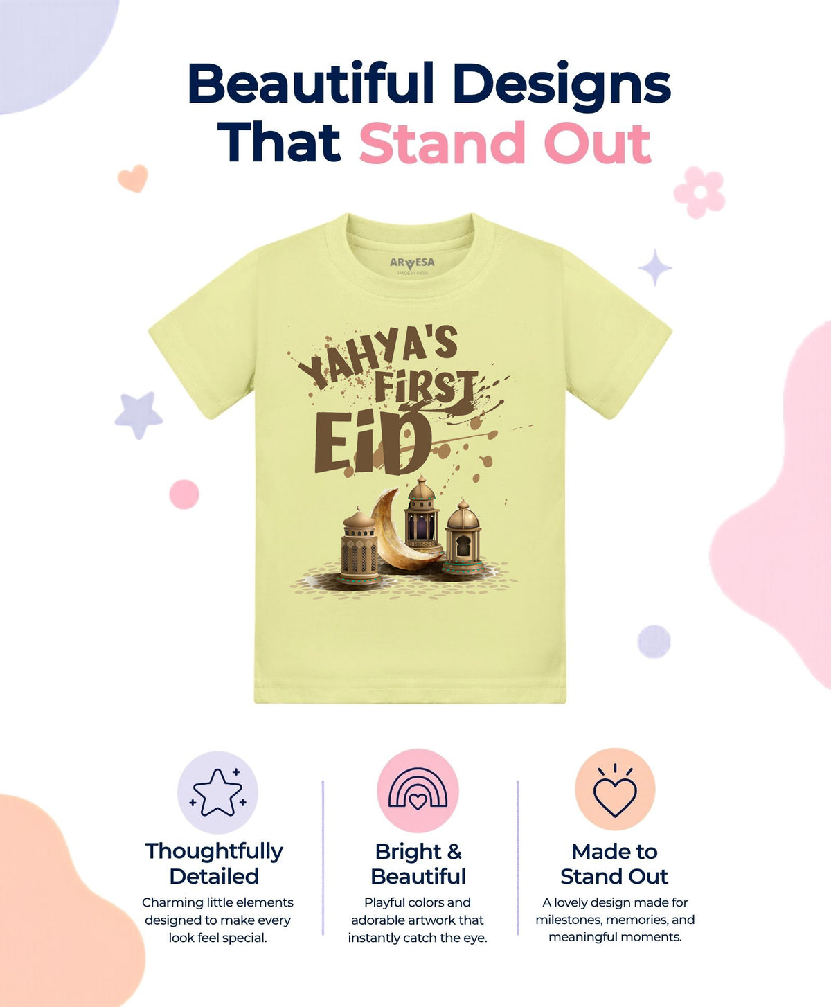 Yes | My First Eid - T-shirt