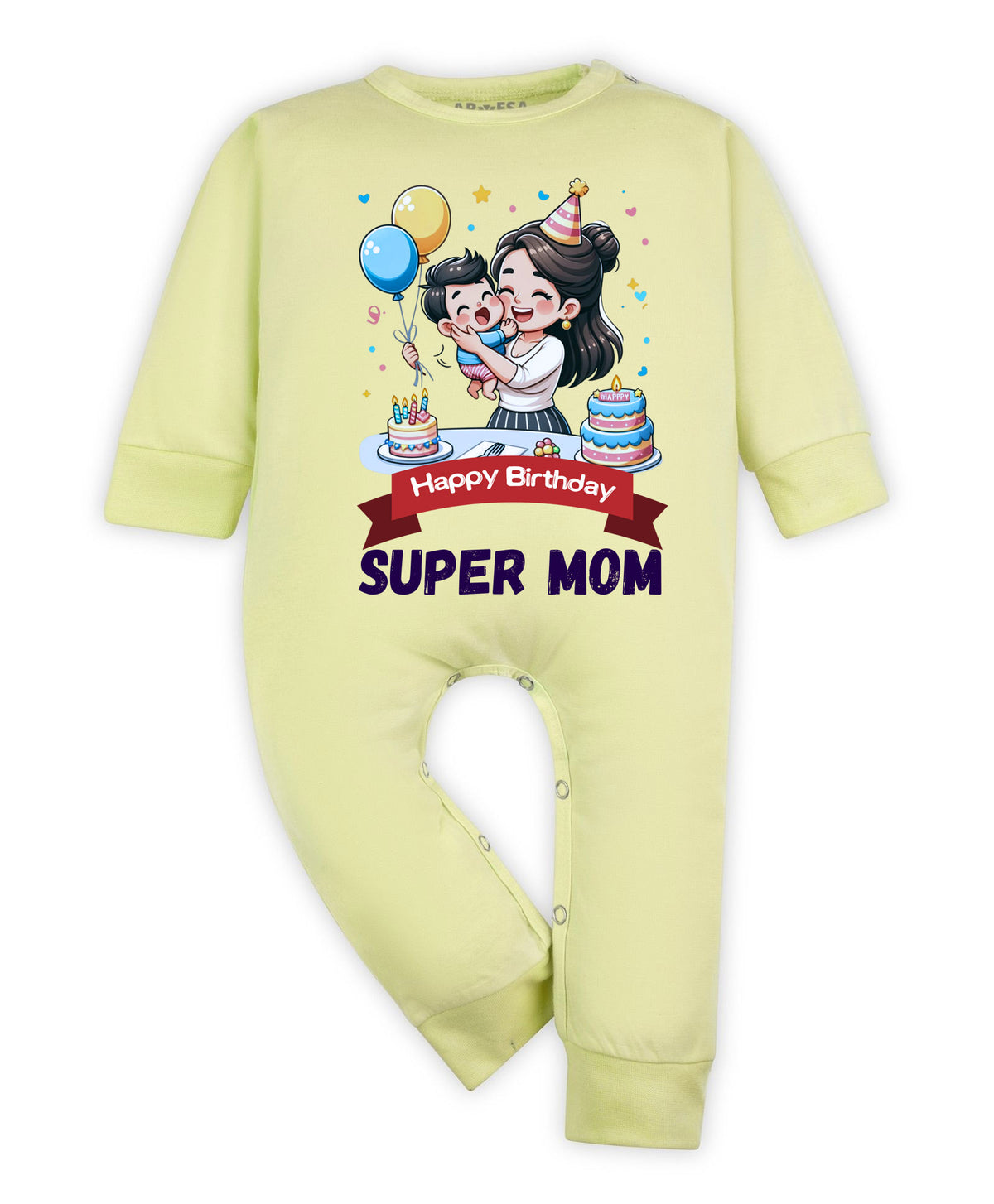No | Happy Birthday Super Mom Mom Birthday - Jumpsuit