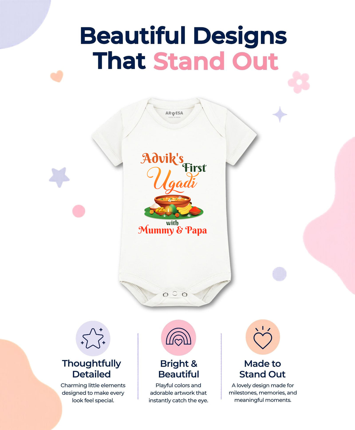 Yes | My First Ugadi - Romper