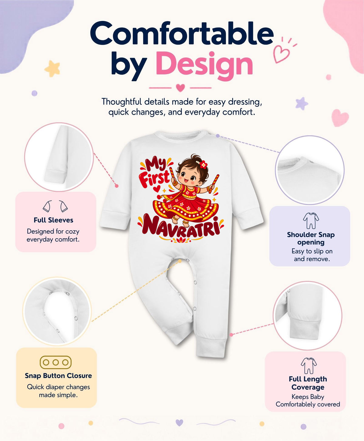 No | My First Navratri - Jumpsuit