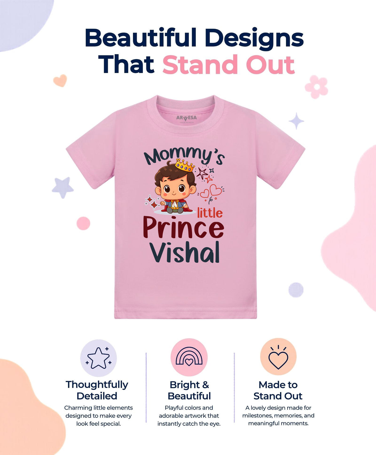Yes | Mommy Little Prince - T-shirt