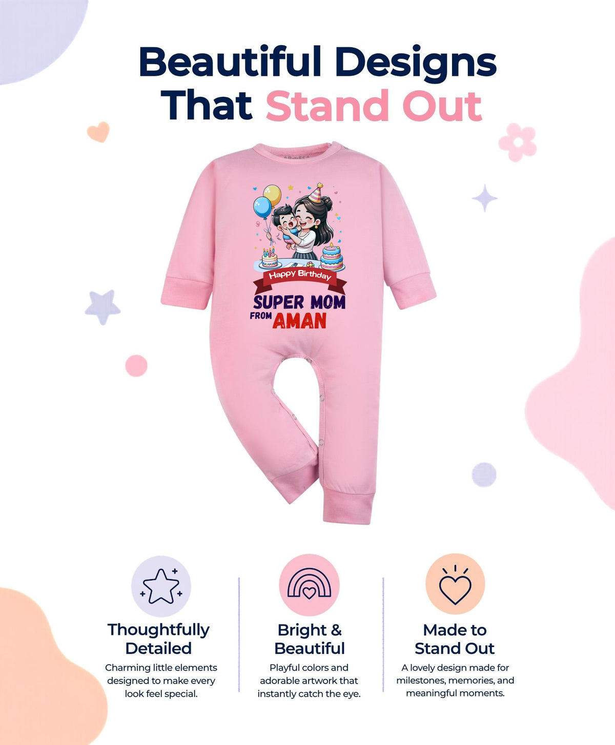 Yes | Happy Birthday Super Mom Mom Birthday - Jumpsuit