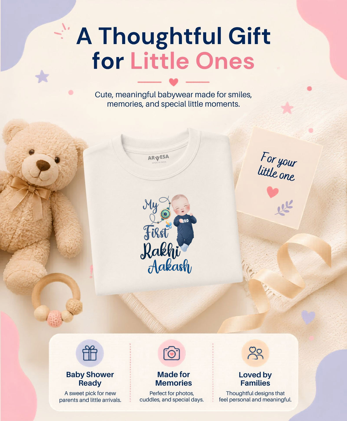 Yes | My First Rakhi - T-shirt