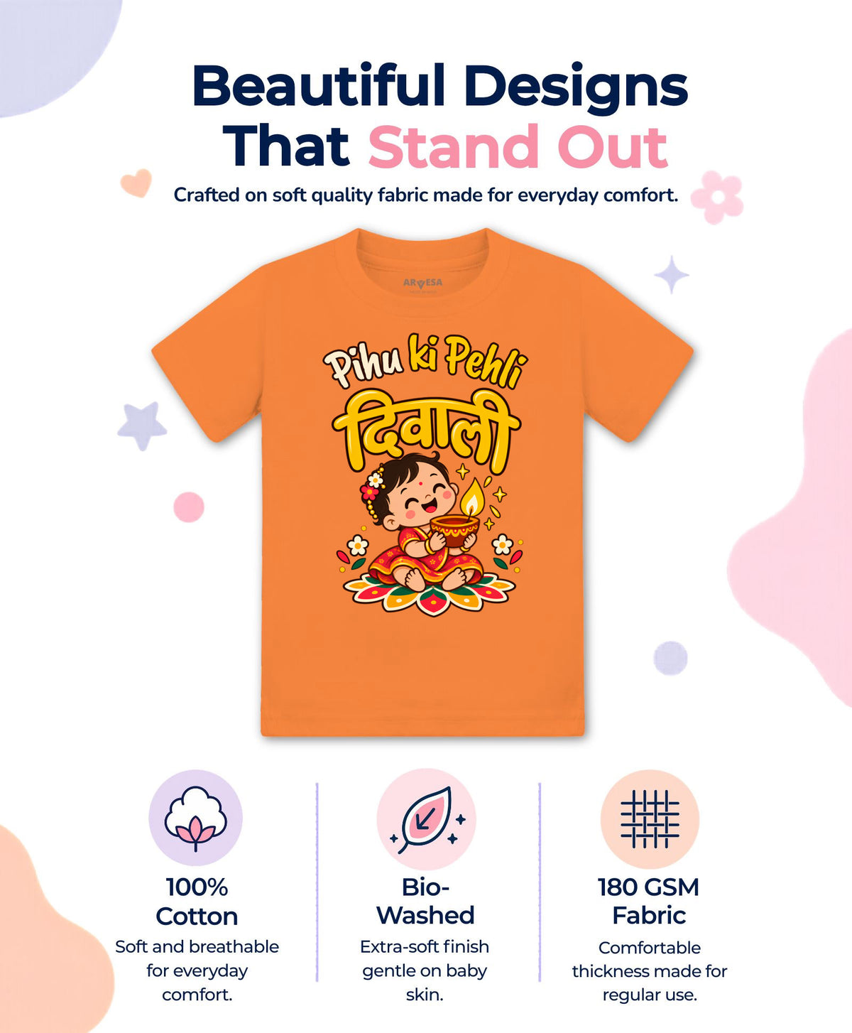 Yes | Meri Pehli Diwali - T-shirt