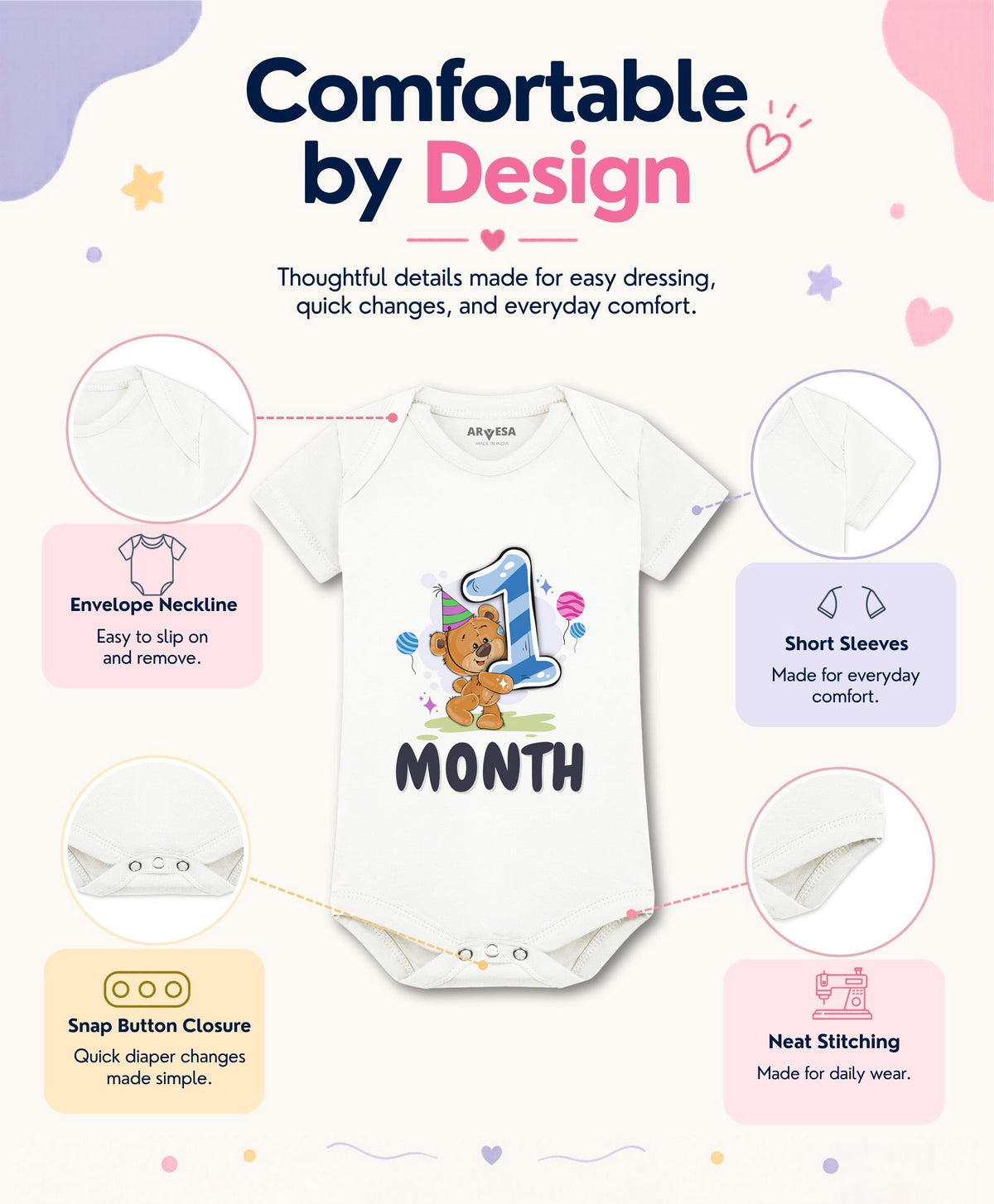 No | 1 Month - Romper