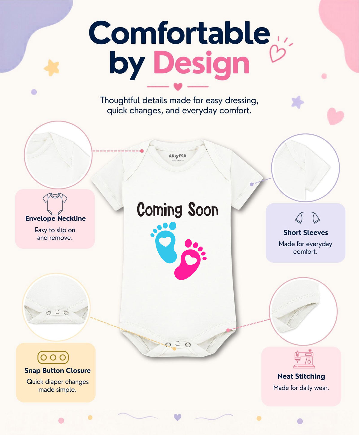Coming Soon Pregnancy Announcement - Romper
