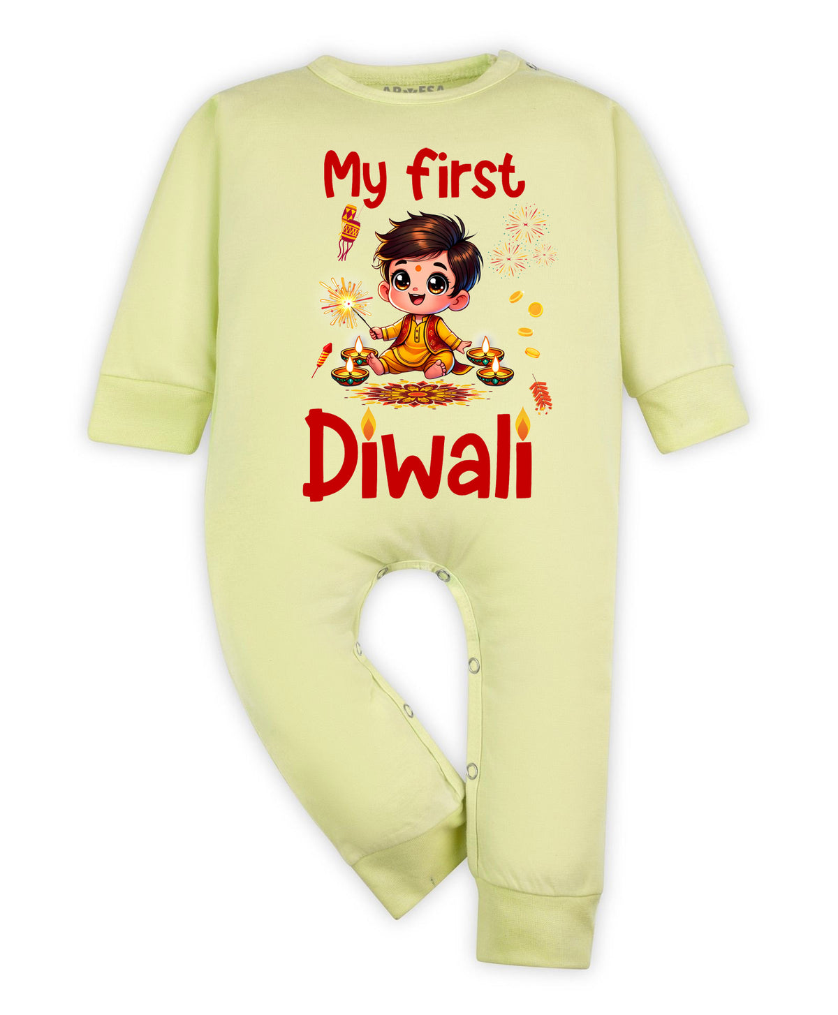 No | My First Diwali - Jumpsuit