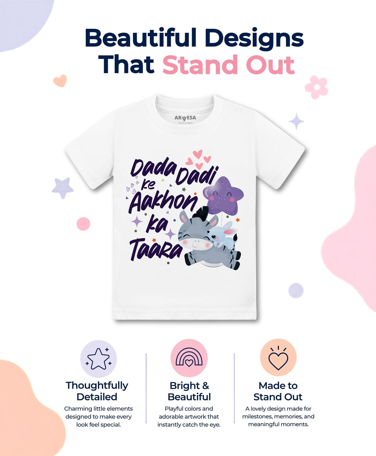 No | Dada Dadi Ke Aankhon Ka Tara - T-shirt