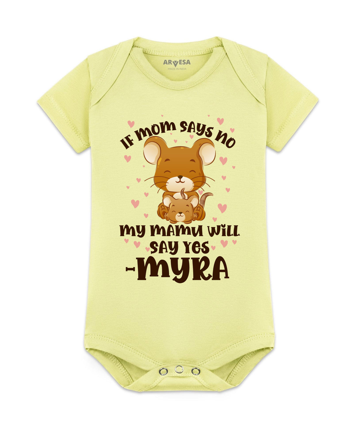 Yes | If Mom Say No My Mamu Will Say Yes - Romper
