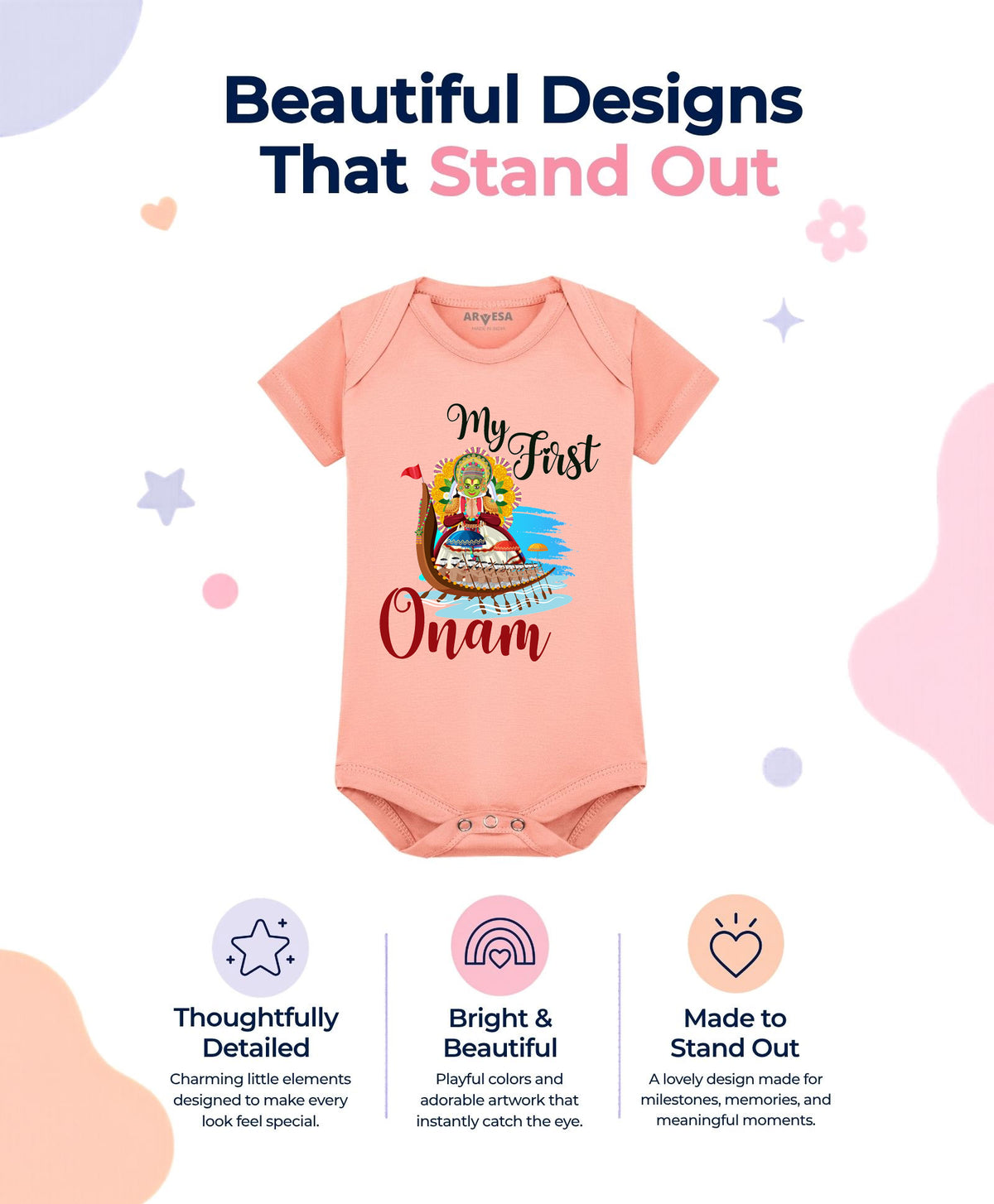 No | My First Onam - Romper