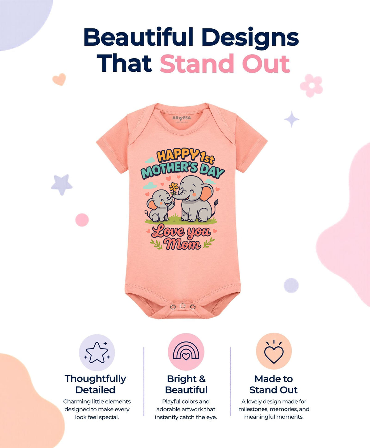 No | Happy Mother Days Mothers Day - Romper