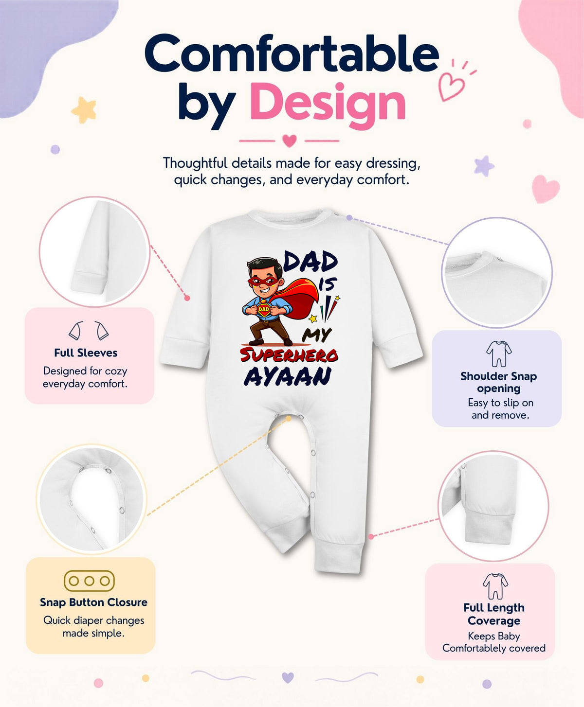 Yes | Dad Is My Superhero - Jumpsuit