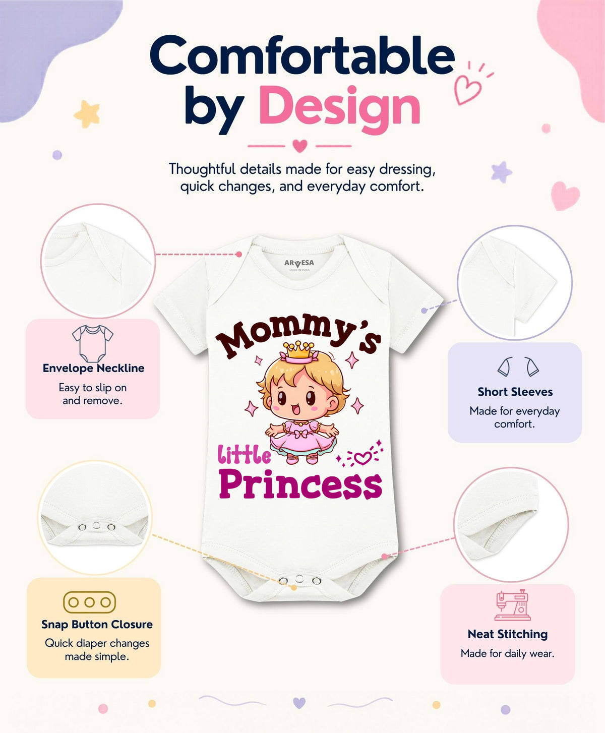 No | Mommy Little Prince - Romper