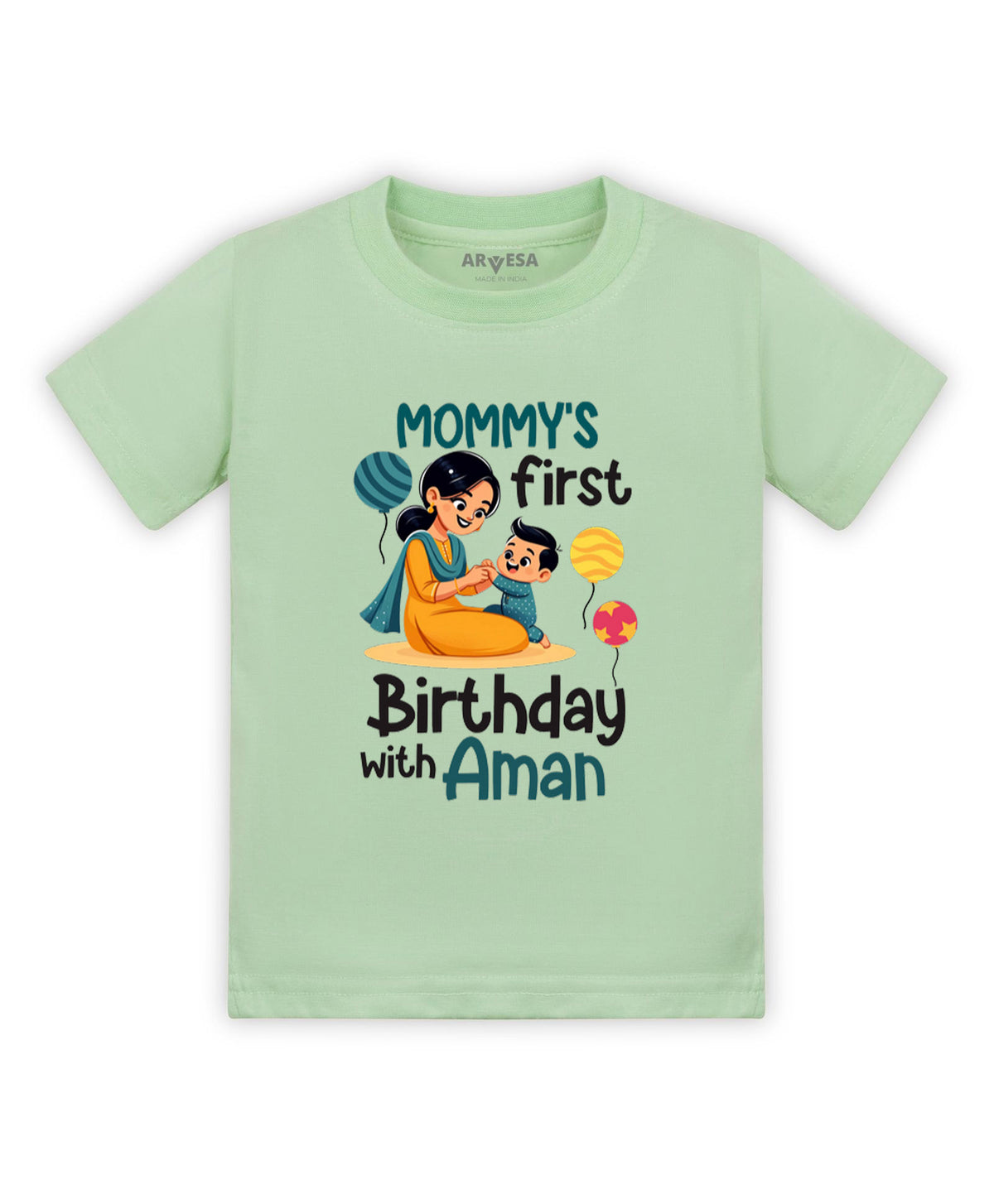 Yes | Mommy First Birthday With Me Mom Birthday - T-shirt