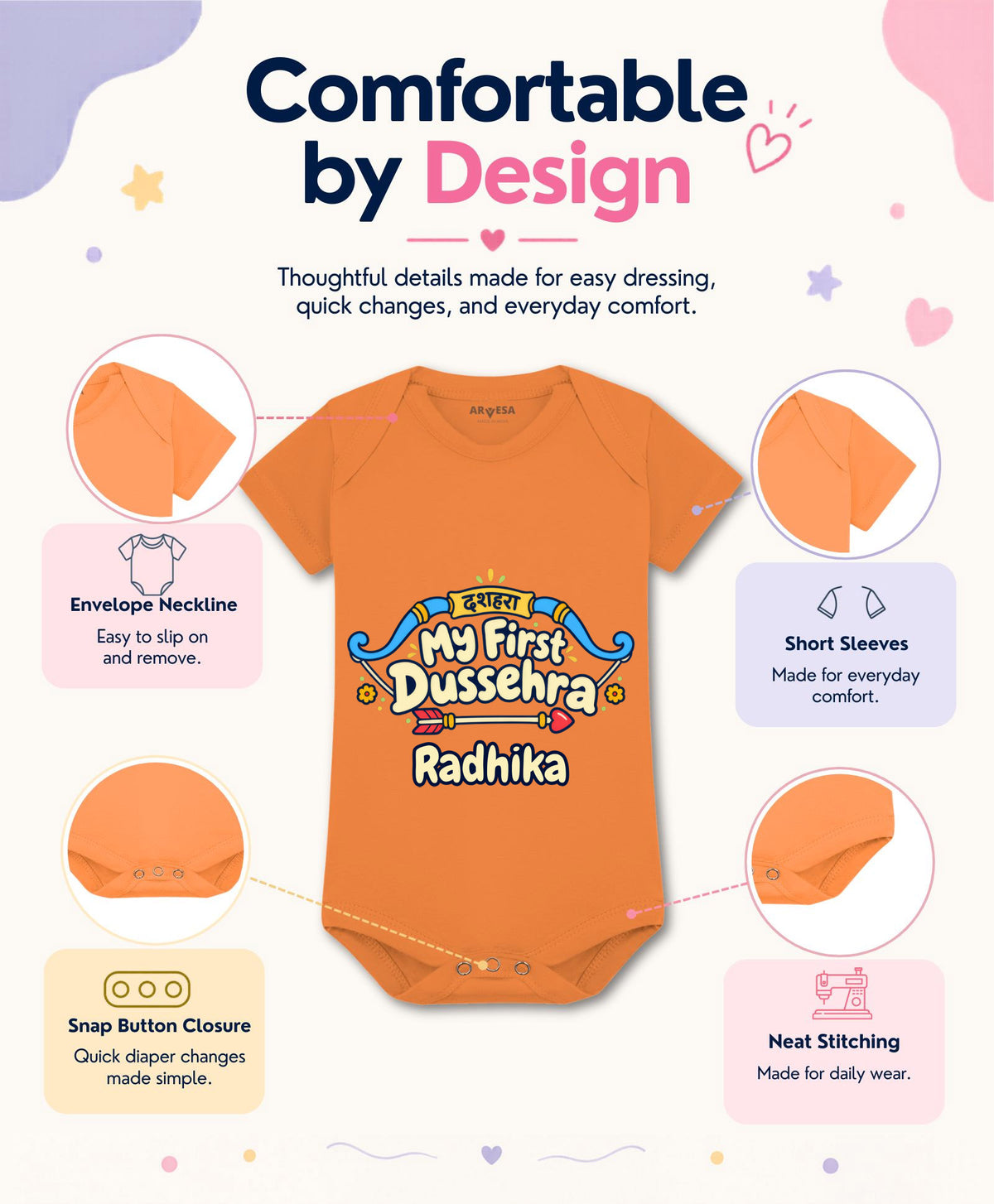 Yes | My First Dussehra - Romper