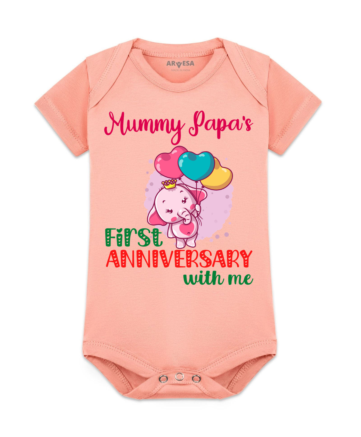 No | Mummy Papa First Anniversary With Me Mom Dad Anniversary - Romper