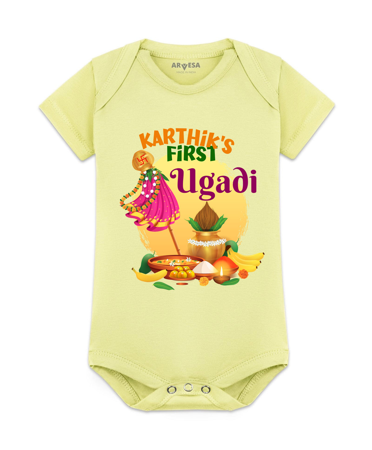 Yes | My First Ugadi - Romper