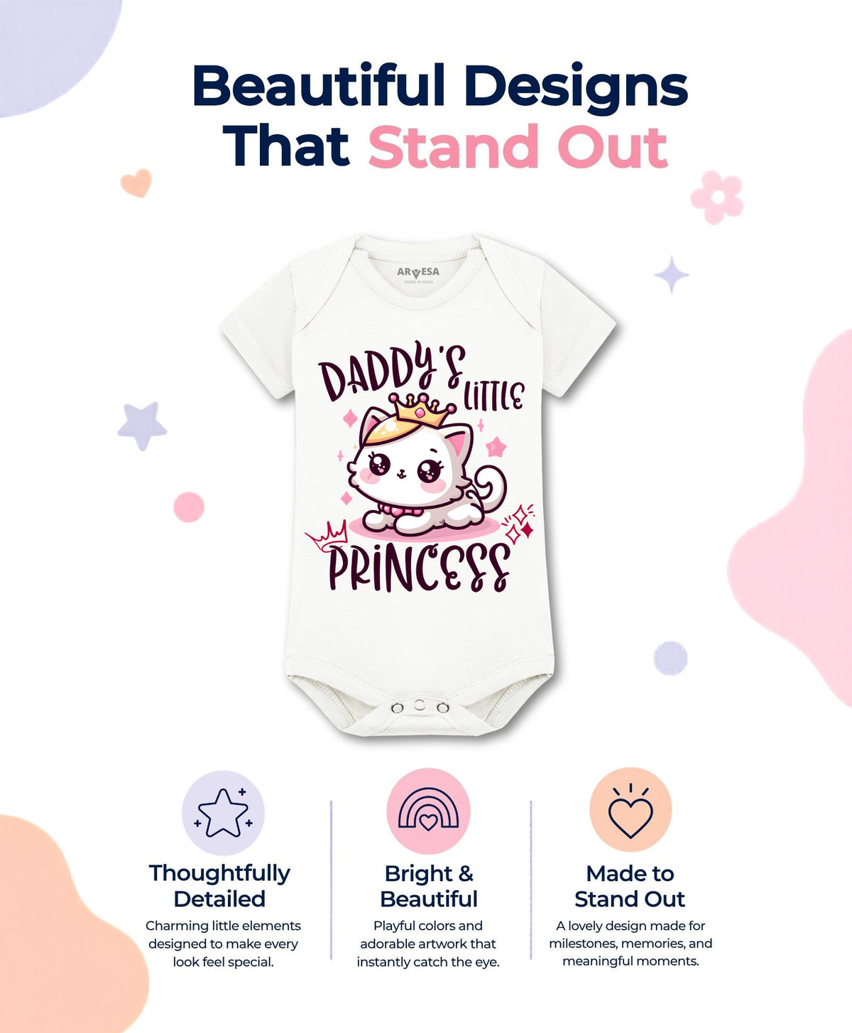 No | Daddy Little Princess - Romper