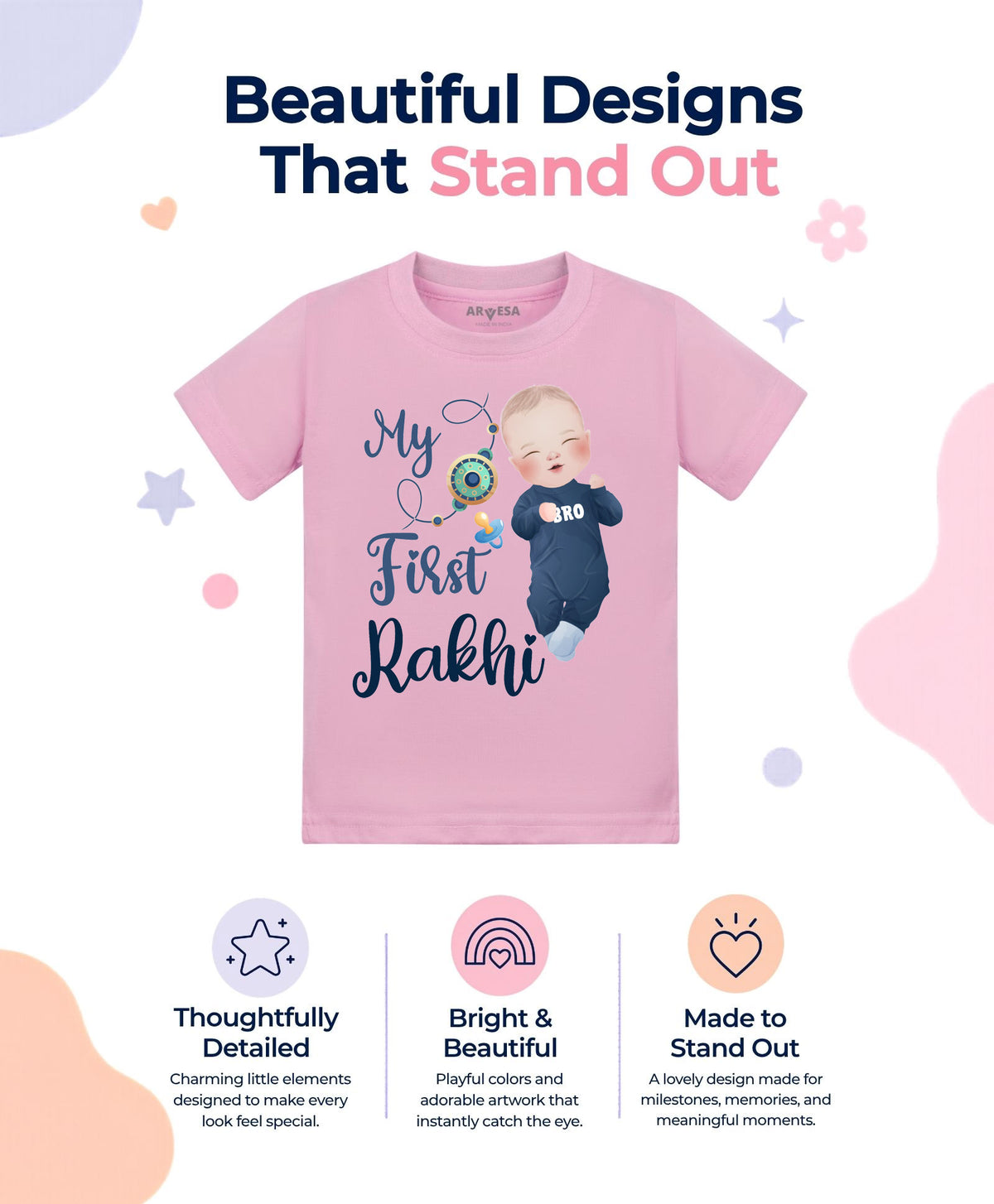 No | My First Rakhi - T-shirt