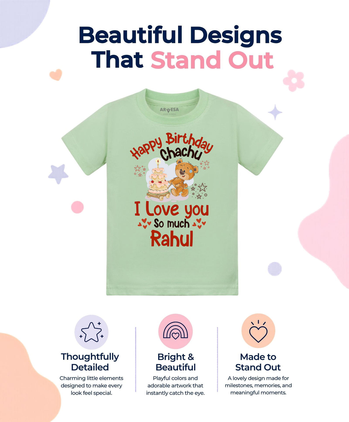 Yes | Happy Birthday Chachu Family Birthday - T-shirt
