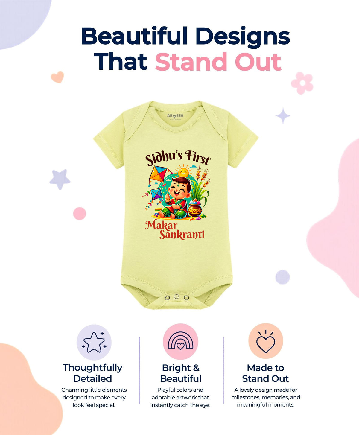 Yes | My First Makar sankranti - Romper