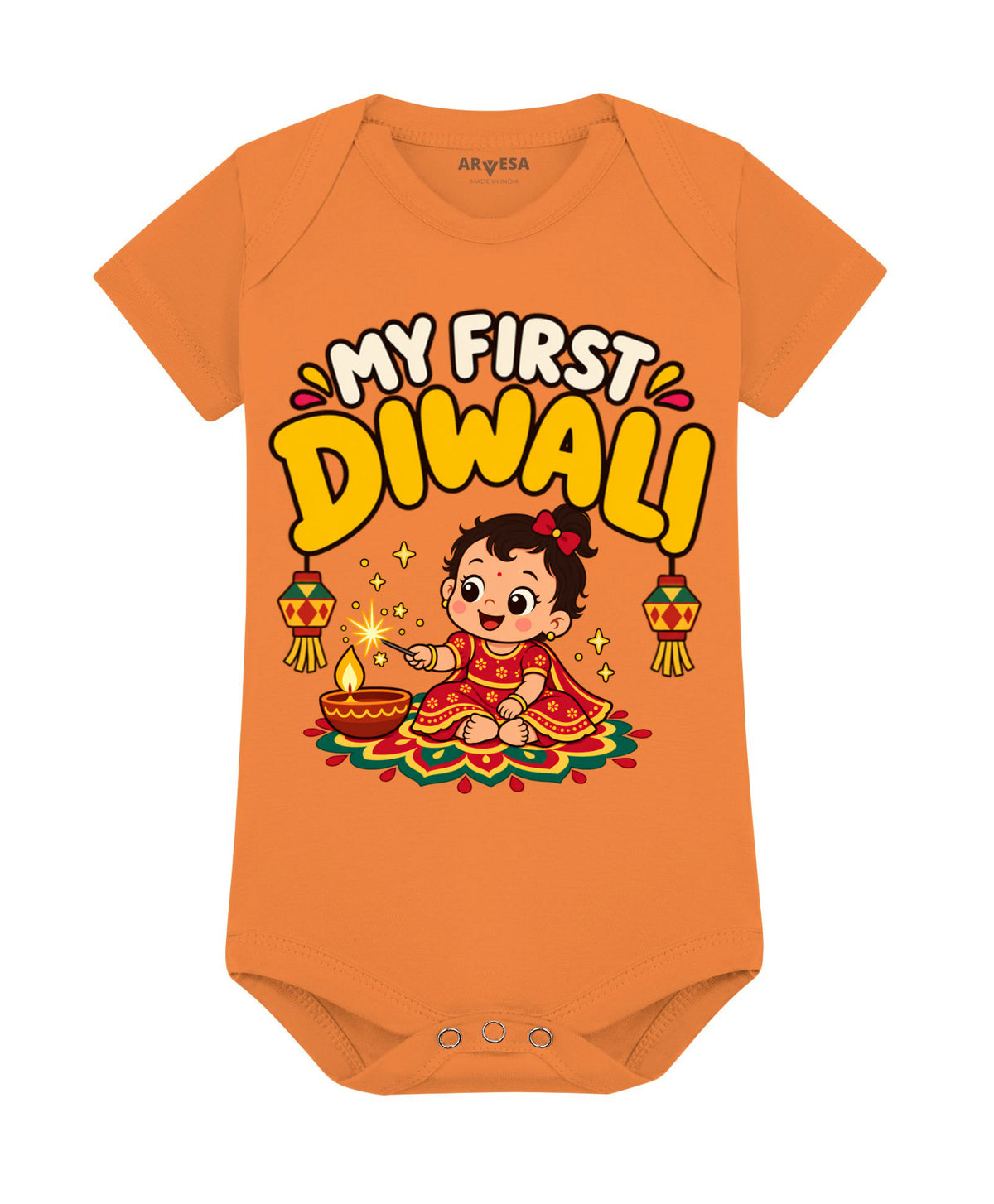 No | My First Diwali - Romper