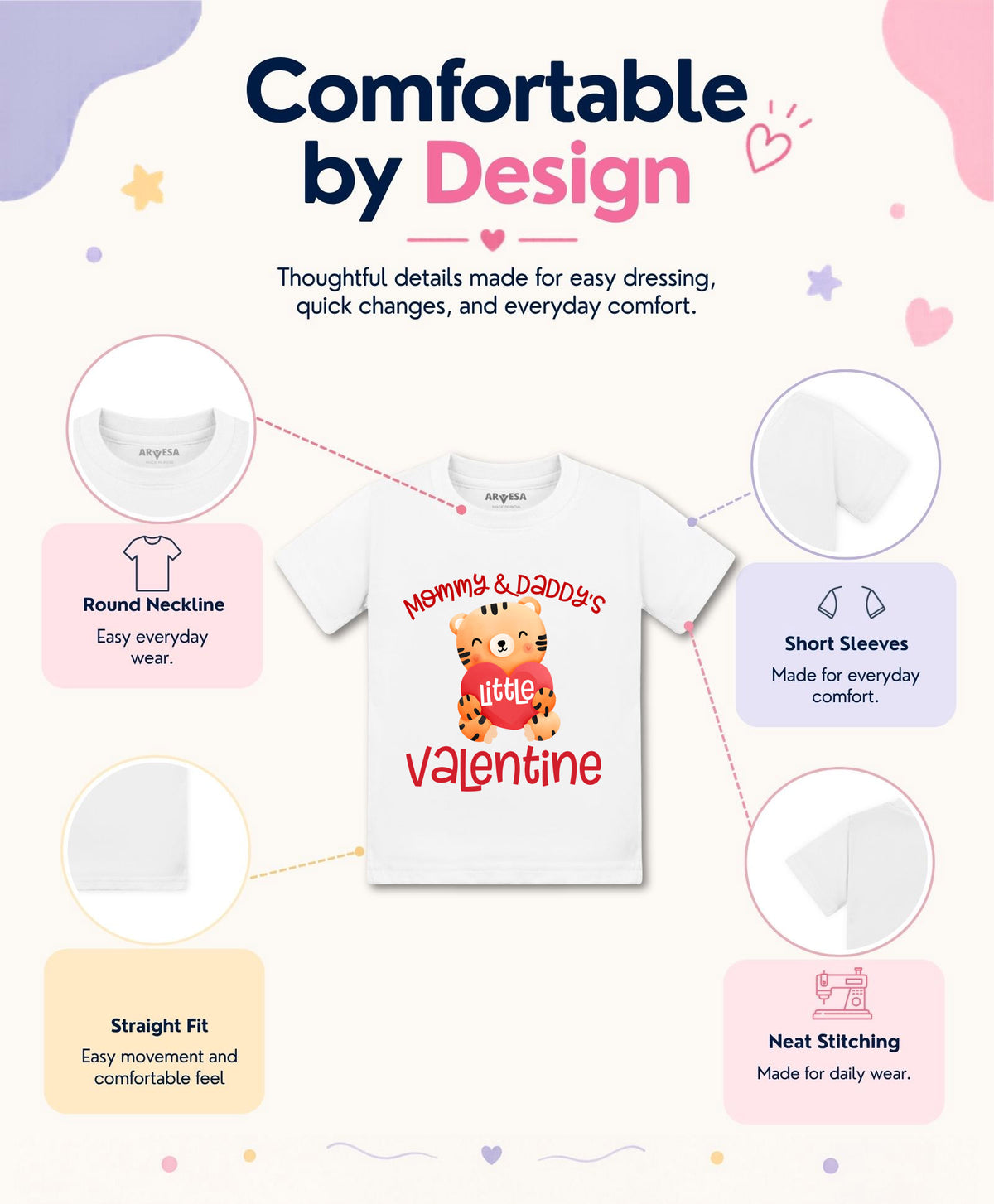 No | Mommy And Daddy Valentine - T-shirt